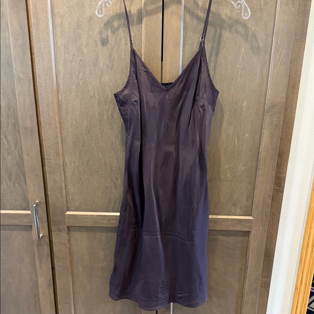 Vintage Banana Republic Y2K Whimsigoth Fairy Grunge Size 2 Purple Slip